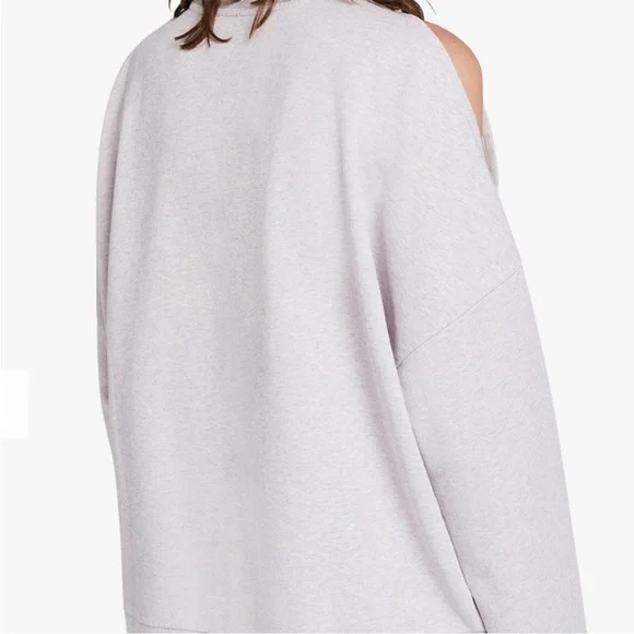 All Saints "Rosen Unai Sweat Cold Shoulder Sweatshirt Sz Medium - Picture 3 of 8